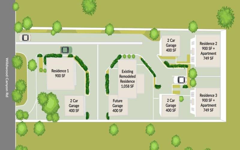 Site Plan Rendering - Flat drawing2