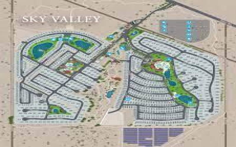 map sky valley