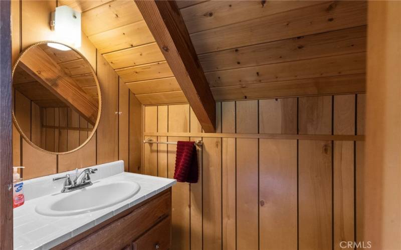 Loft powder room