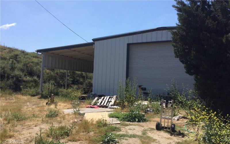 Carport attached to garage