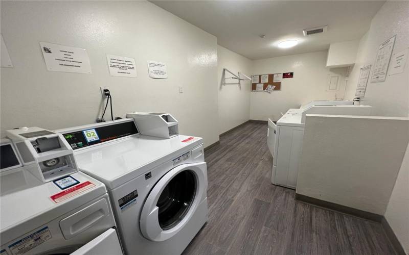 Each floor with own laundry