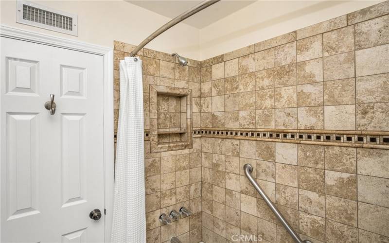 Jack and Jill bath remodeled shower/tub