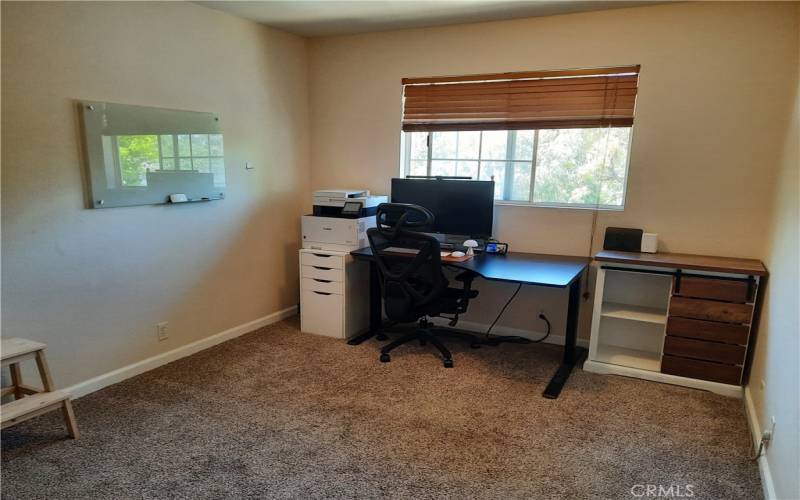 Second bedroom, currently being used as an office.