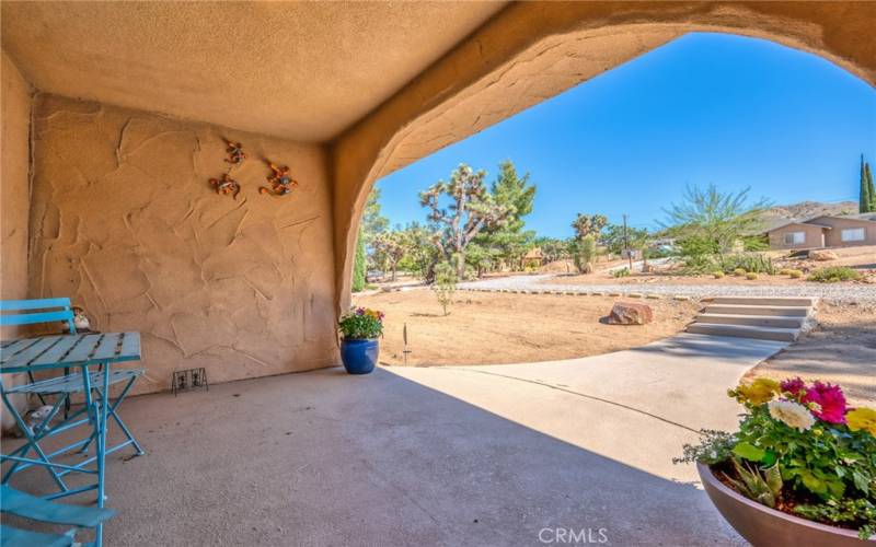 Covered Patio Entry