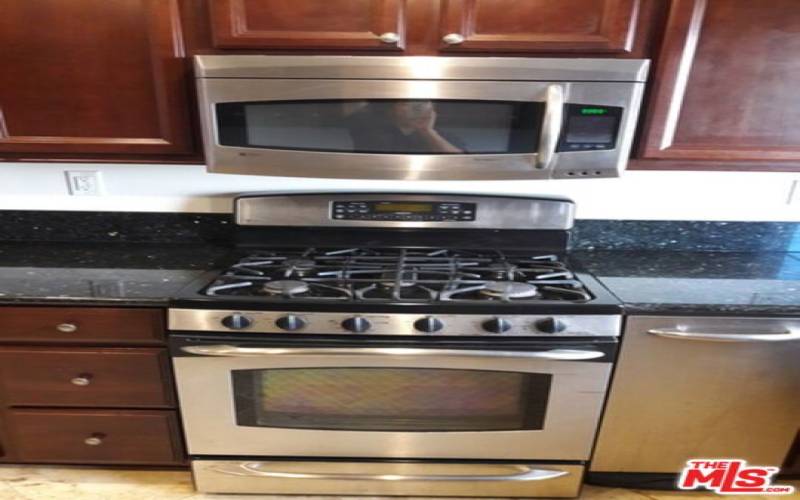 Gas Range with Hood