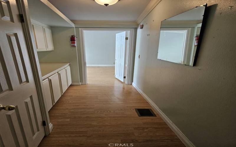 hallway leading to master bedroom