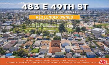483 E 49th Street, Los Angeles, California 90011, 6 Bedrooms Bedrooms, ,4 BathroomsBathrooms,Residential Income,Buy,483 E 49th Street,24389143