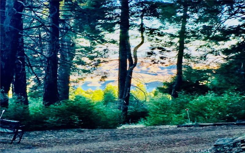 Partial views of Silverwood Lake.