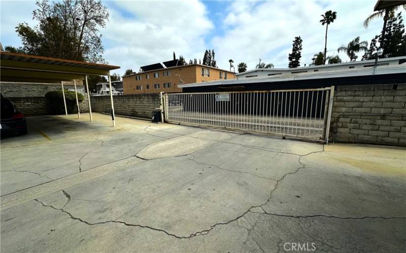 Carport Tandem parking