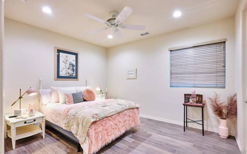 One of the four bedrooms upstairs.