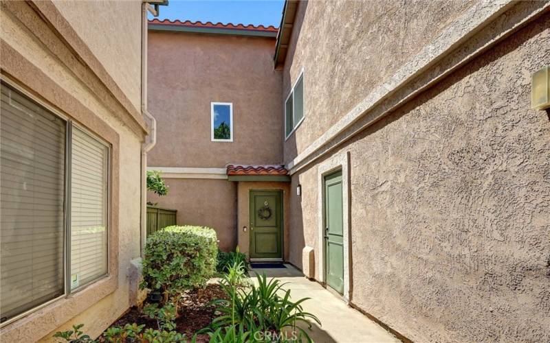 Walkway leading to Front Door