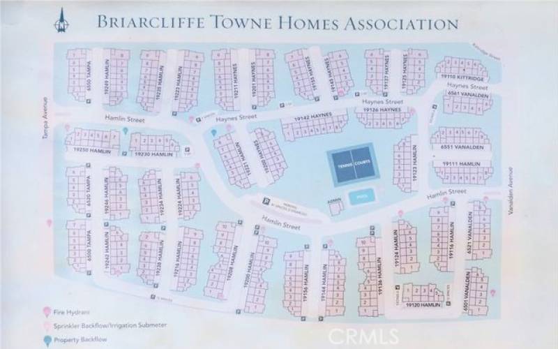 Map of Briarcliff Town Homes