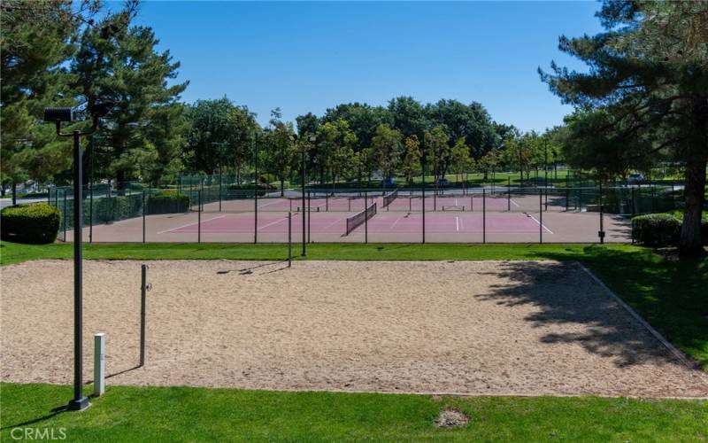 Volley Ball, Tennis Courts