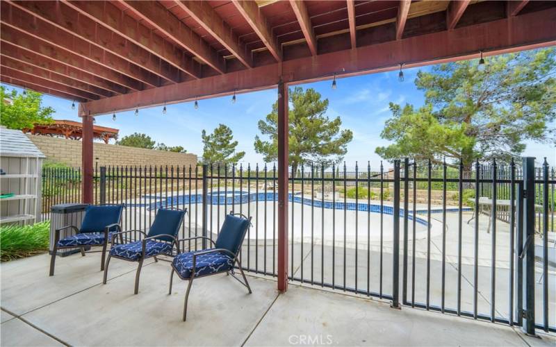 Covered patio/backyard