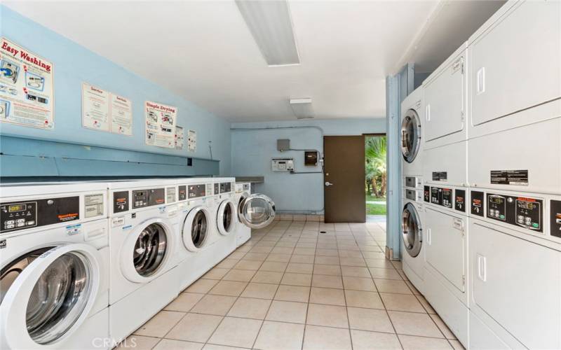 An on site laundry room, which is a short walk from the property...*Pictures are from previous listing but comments are current.