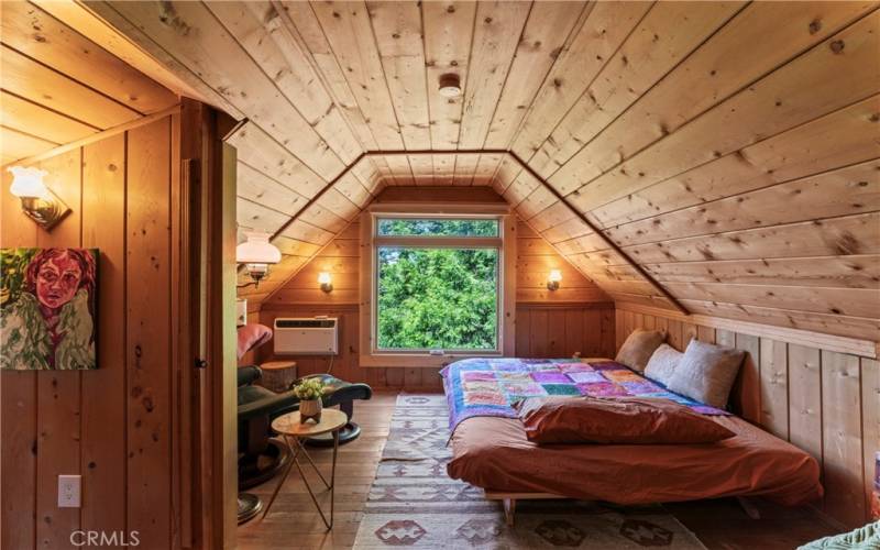 Cozy bedroom and sitting area