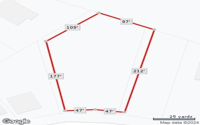 Approximate lot lines