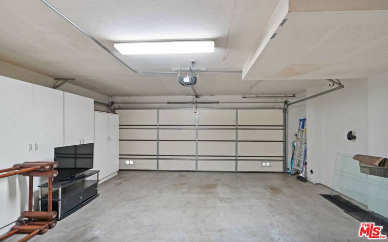 Customized shelves in garage