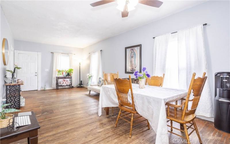 Dining Room and Living Room