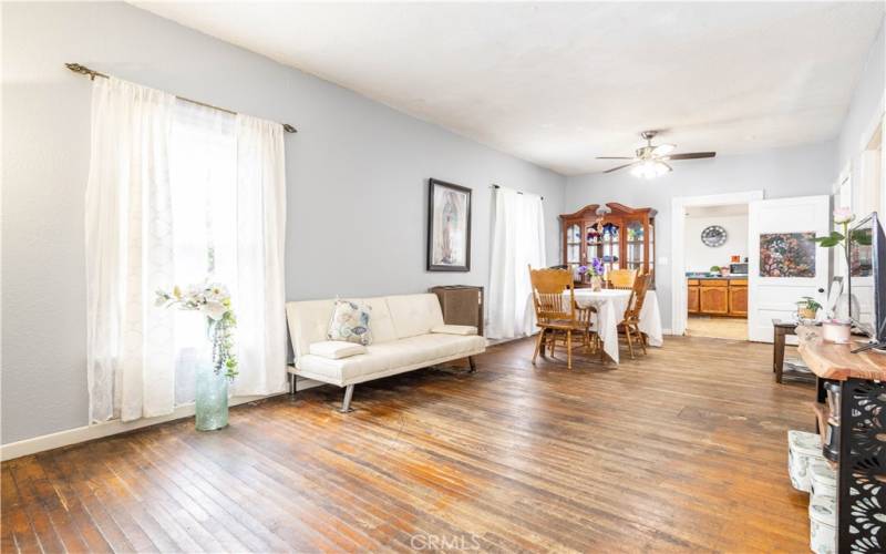 Living Room and Dining Room