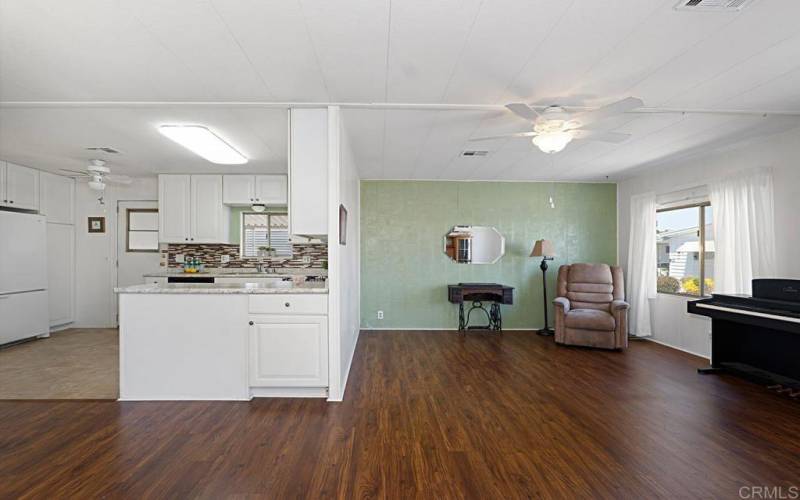 Living Room and Kitchen