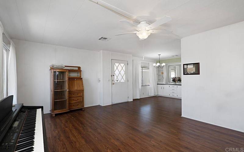 Living Room and Dining Room