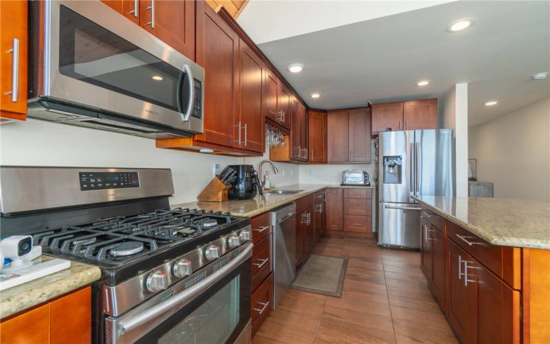 Remodeled kitchen