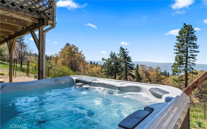 Jacuzzi with views