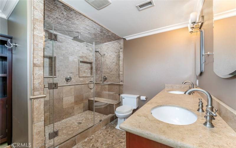 Spectacular ensuite Primary BA - Huge upgraded floor to ceiling triple shower of your dreams!