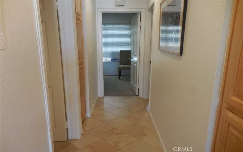 Hallway leading to bedrooms