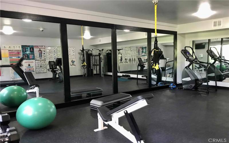 Gym workout room (left side)