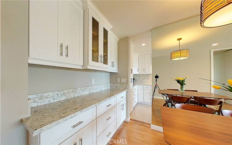 Beautiful built-in cabinetry with pull-outs and soft close.
