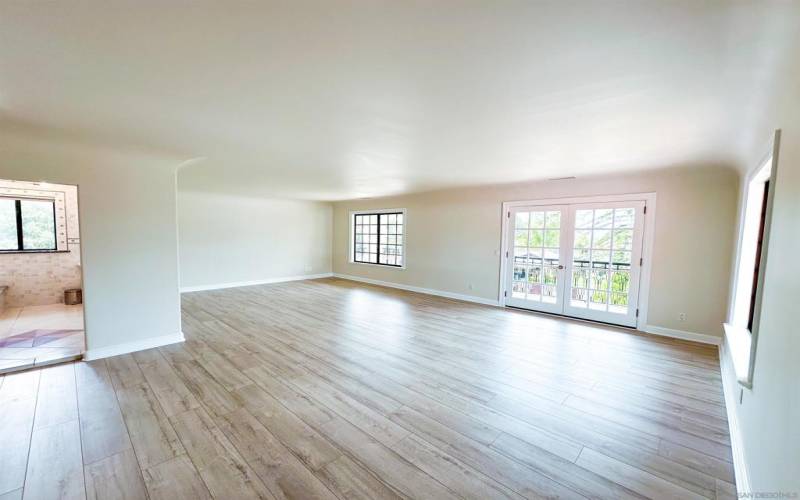 Primary bedroom with balcony