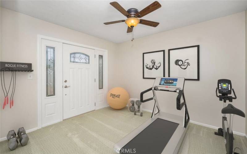 Virtually Staged. Exercise, guest, office, or craft room?  Options are yours