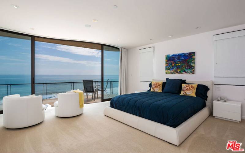Bedroom w/ Ocean View