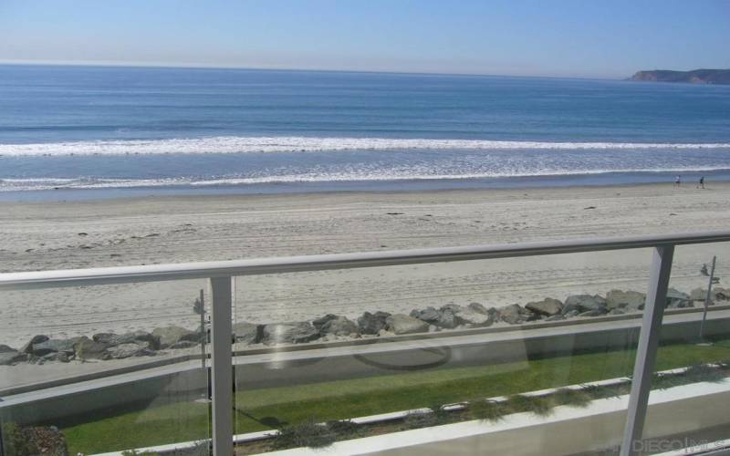 This is the view as taken from the living/ dining/ kitchen area. Both bedrooms have this view too, through  floor to ceiling windows!