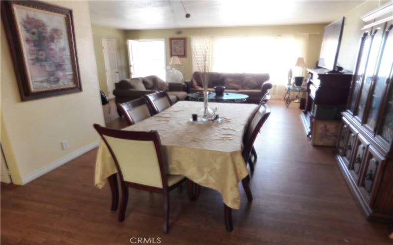 1221 W. Westmont Avenue Hemet, CA.  Living Room - Dining Room Combo