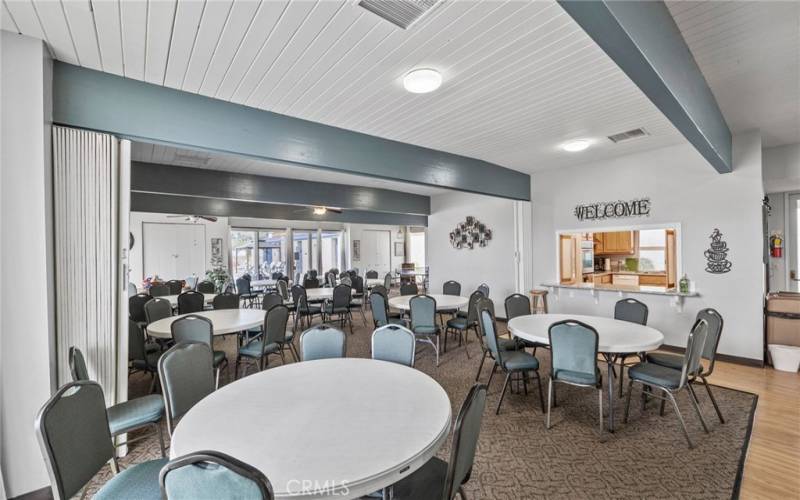 Warm Springs Knolls Dining and activity Area