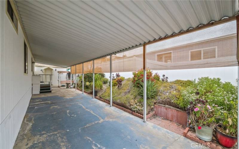 Fenced Carport Parking for 2-3 vehicles!