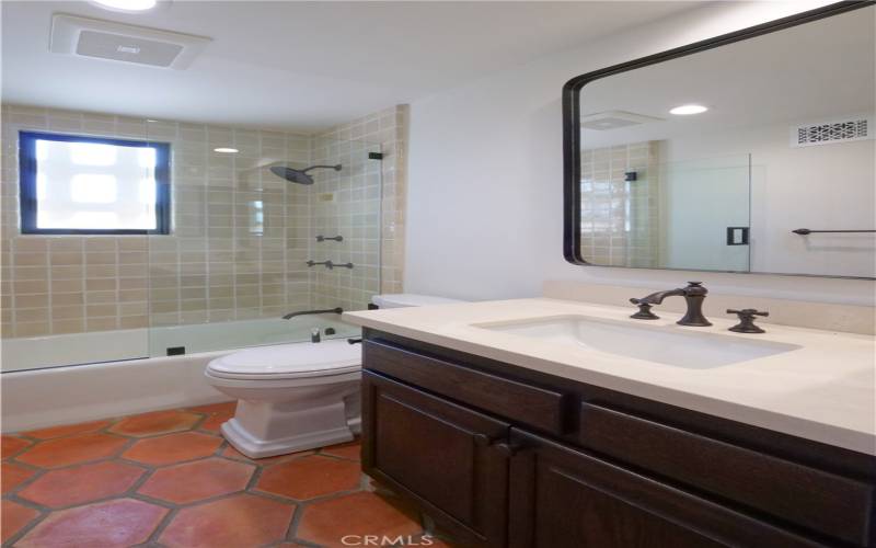 Lower-level guest bathroom