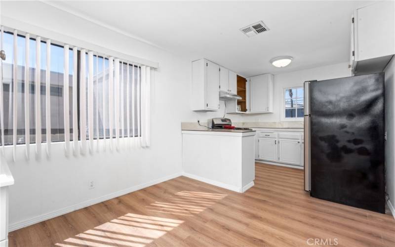 Breakfast nook and Kitchen