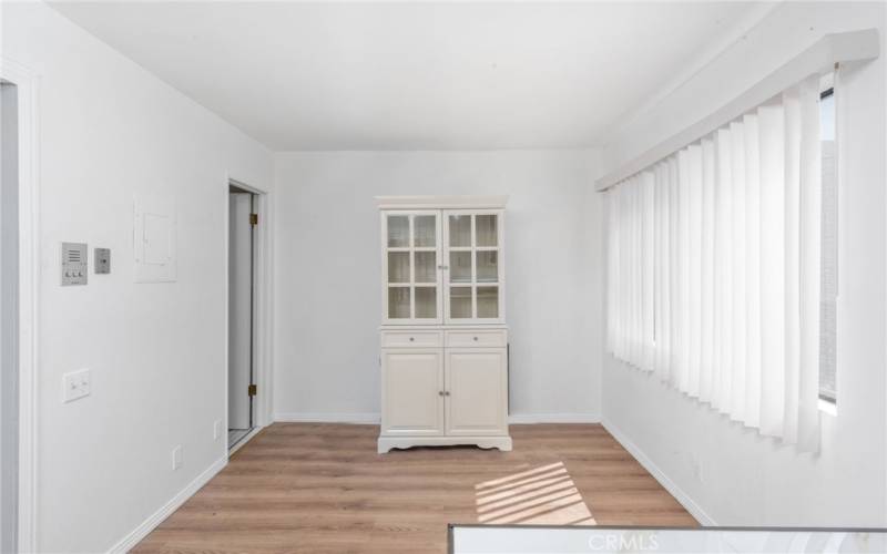 Breakfast Nook and entrance to Powder Room