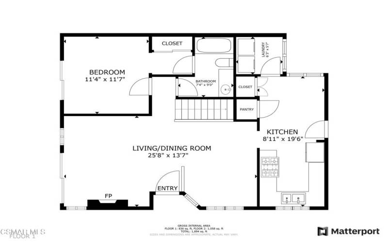 Downstairs Floorplan