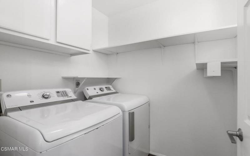 Separate laundry room downstairs