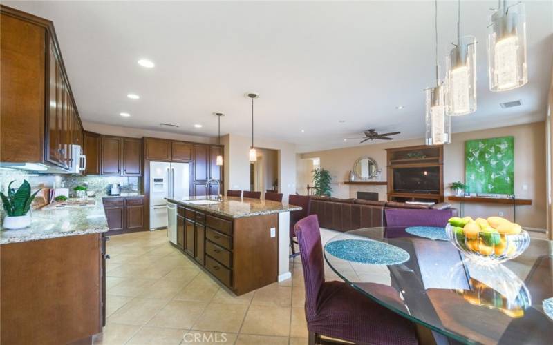 Dining Area is very convenient to cooks in this spacious Kitchen