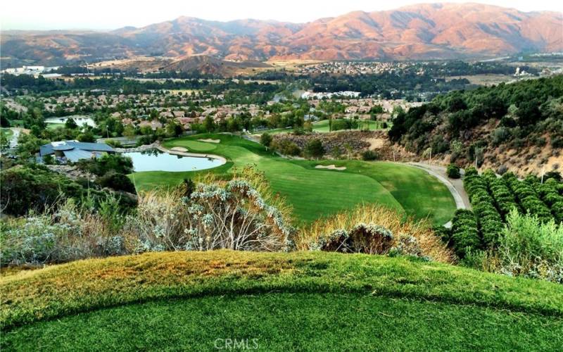 View of Trilogy Community from Glen Ivy's 17dth Tee