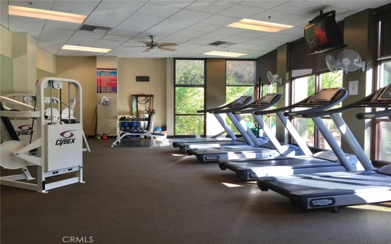 Well-Equipped Gym for residents included in HOA fee