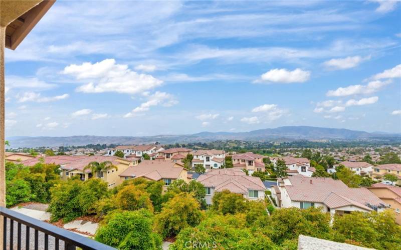 Fantastic 180 Degree plus patio views to the Northeast over avocado grove foreground