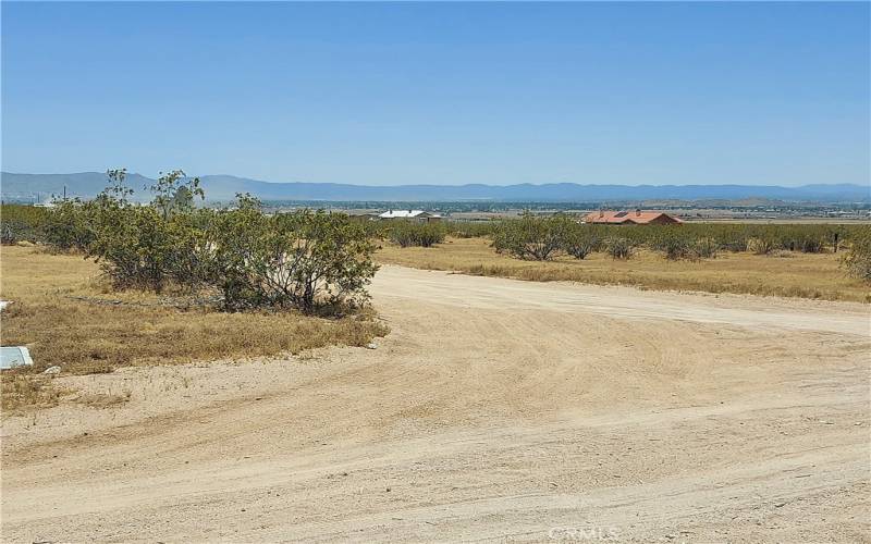 view to the southwest of some nice homes in the area