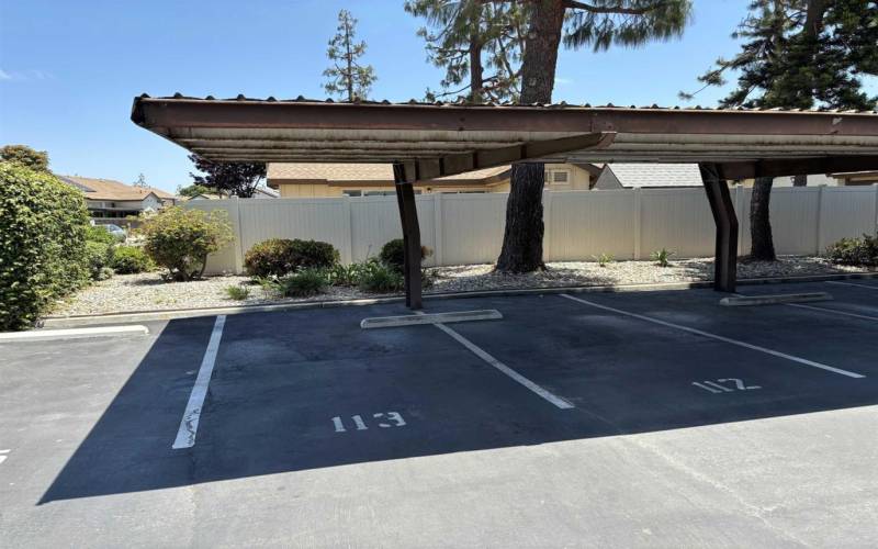 covered parking